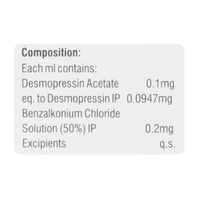 D Pressin Bottle Of 5ml Nasal Spray