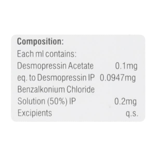 D Pressin Bottle Of 5Ml Nasal Spray
