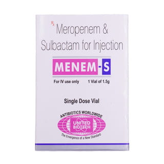 Menem S 1.5Gm Dry Vial Of 1 Powder For Injection