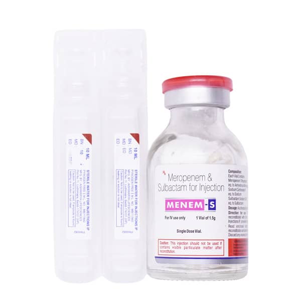 Menem S 1.5Gm Dry Vial Of 1 Powder For Injection
