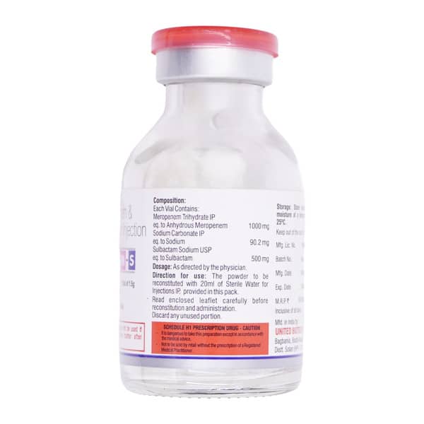 Menem S 1.5Gm Dry Vial Of 1 Powder For Injection