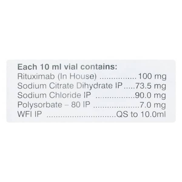 Rituxirel 100mg Vial Of 10ml Injection