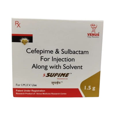 Supime 1.5gm Dry Vial Of 1 Powder For Injection