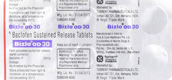 Bizlo Od 30mg Strip Of 10 Tablets