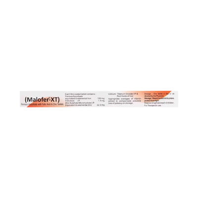 Malofer Xt Strip Of 10 Tablets