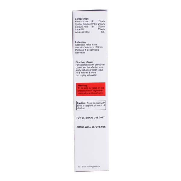 Seboclear Bottle Of 50Ml Lotion