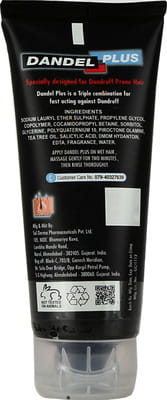 Dandel Plus Tube Of 100gm Shampoo