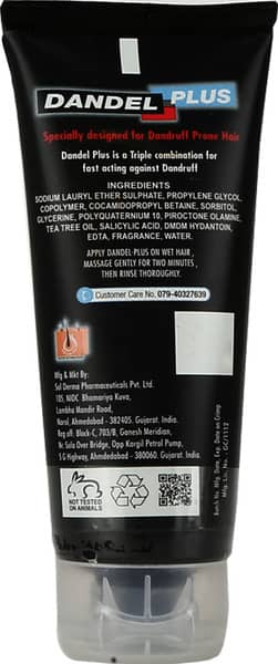 Dandel Plus Tube Of 100Gm Shampoo