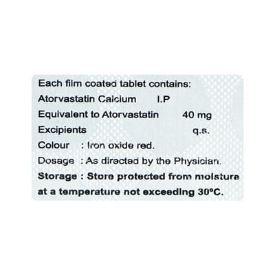 Atorday 40mg Strip Of 10 Tablets