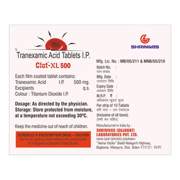 Clot-XL 500 Tablet