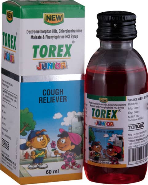 New Torex Junior Bottle Of 60ml Syrup
