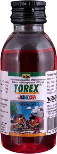 New Torex Junior Bottle Of 60ml Syrup