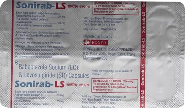 Sonirab Ls Strip Of 10 Capsules
