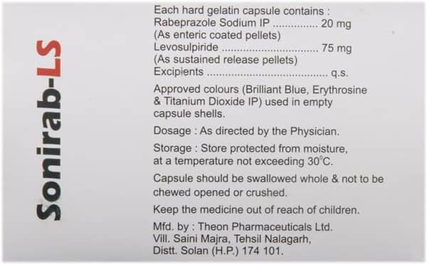 Sonirab Ls Strip Of 10 Capsules