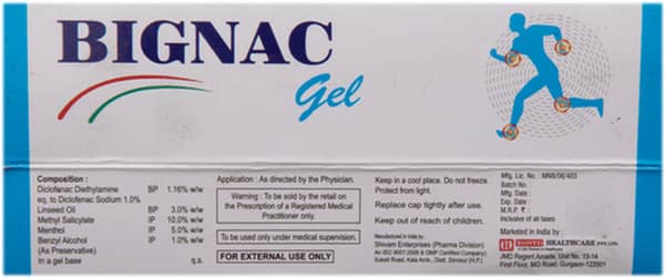 Bignac Tube Of 30gm Gel