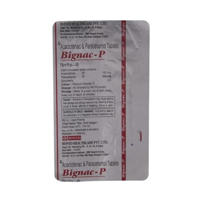 Bignac P Strip Of 10 Tablets