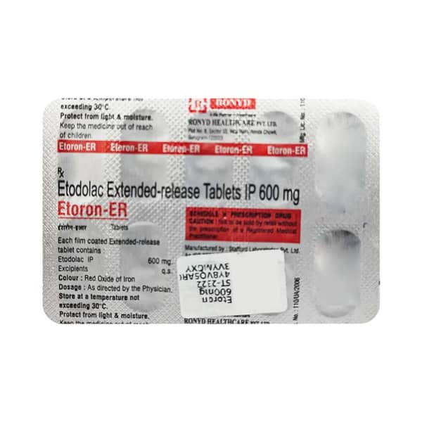 Etoron Er 600mg Strip Of 10 Tablets