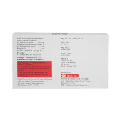 Greatcef Cv Strip Of 10 Tablets