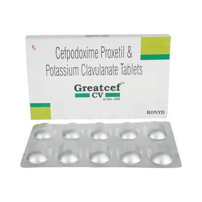 Greatcef Cv Strip Of 10 Tablets