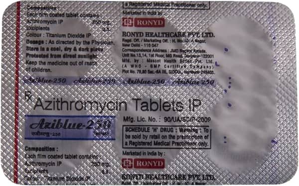 Aziblue 250mg Tablet