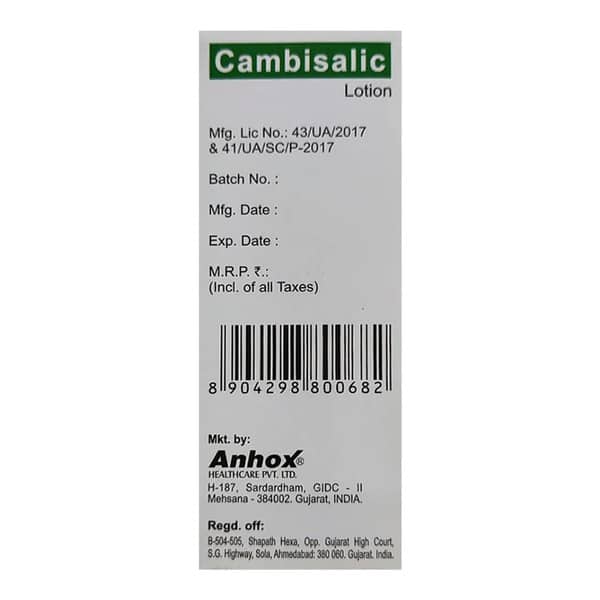 Cambisalic Bottle Of 20Ml Lotion