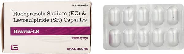 ब्राविया एलएस की स्ट्रिप 10 कैप्सूल्स