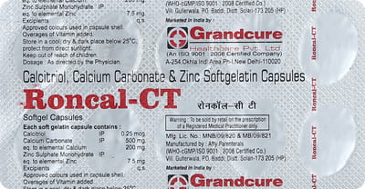 Roncal Ct Strip Of 10 Softgel Capsules