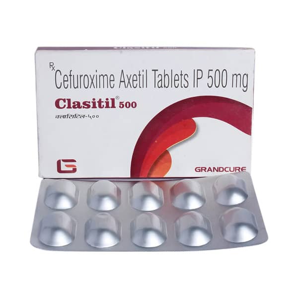 Clasitil 500Mg Strip Of 10 Tablets