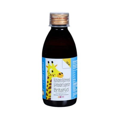 Britakid Mixed Fruit Flavour Bottle Of 150ml Suspension