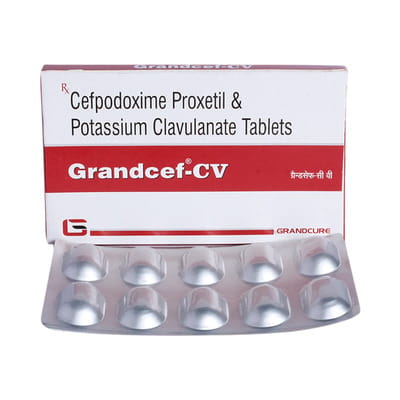 Grandcef Cv Strip Of 10 Tablets