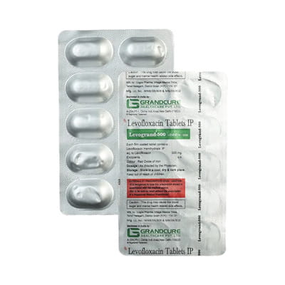 Levogrand 500mg Strip Of 10 Tablets