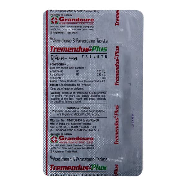 Tremendus Plus Strip Of 10 Tablets