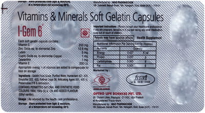 I Gem 6 Strip Of 10 Capsules