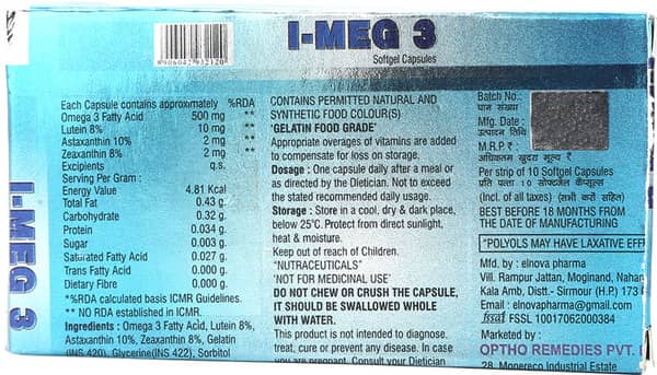 I Meg 3 Strip Of 10 Capsules