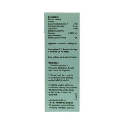 Lubrinac Bottle Of 10ml Eye Drops