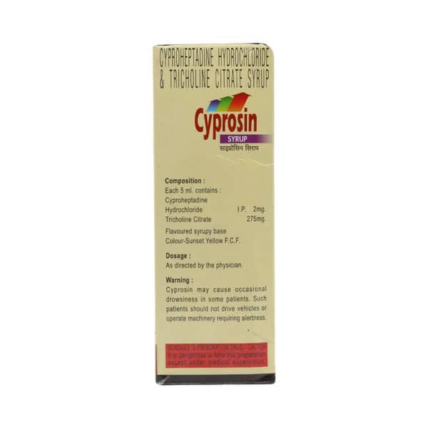 Cyprosin Bottle Of 200Ml Syrup