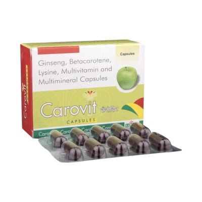 Carovit Capsules Strip Of 10 (Sapient)S