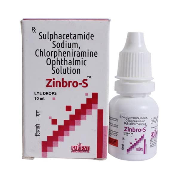 Zinbro S Bottle Of 10Ml Eye Drops
