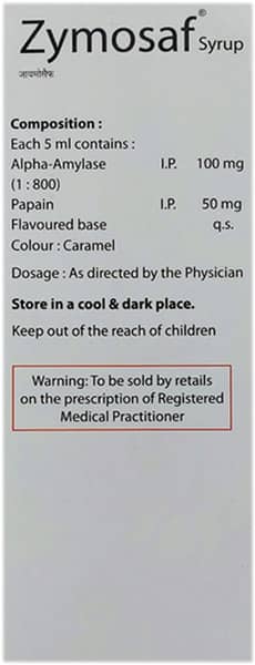 Zymosaf Bottle Of 200ml Syrup