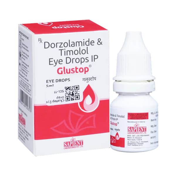 Glustop Bottle Of 5ml Eye Drops
