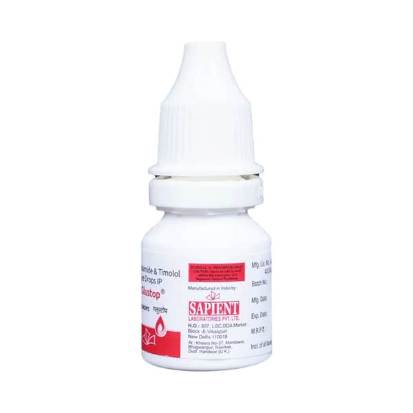 Glustop Bottle Of 5ml Eye Drops