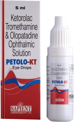 Petolo Kt Bottle Of 5ml Eye Drops
