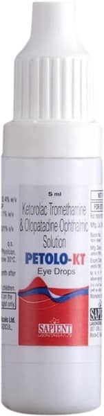 Petolo Kt Bottle Of 5ml Eye Drops
