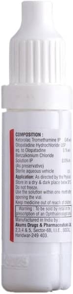 Petolo Kt Bottle Of 5ml Eye Drops