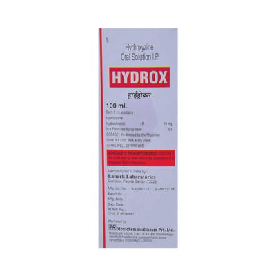 Hydrox 10mg Bottle Of 100ml Syrup