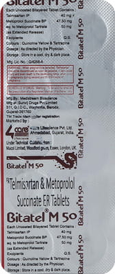 Bitatel M 50mg Strip Of 10 Tablets