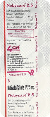 Nebycare 2.5mg Tablet