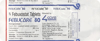 Febucare 80mg Tablet