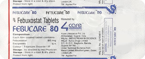 Febucare 80mg Tablet
