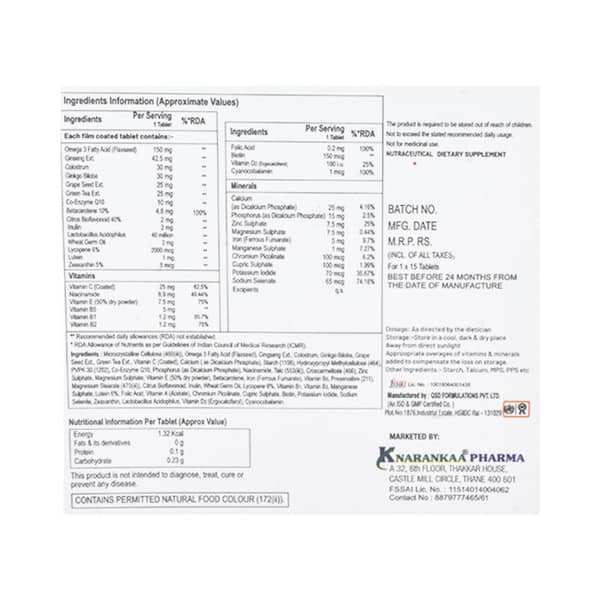 Arancia Strip Of 15 Tablets